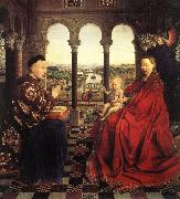 Jan Van Eyck The Virgin of Chancellor Rolin (mk08) oil painting